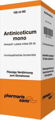 Smoking cessation, abstinence symptoms, ANTINICOTICUM mono drops - UKDorf 