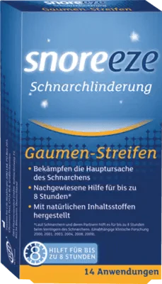 SNOREEZE snoring relief palate strips - UKDorf 