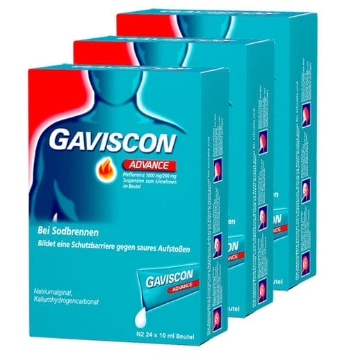 Sodium alginate, potassium bicarbonate benefits, GAVISCON ADVANCE Pepperm - UKDorf 