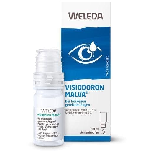 Sodium hyaluronate eye drops, VISIODORON Malva - UKDorf 
