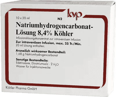 SODIUM HYDROGEN CARBONATE solution 8.4% UK