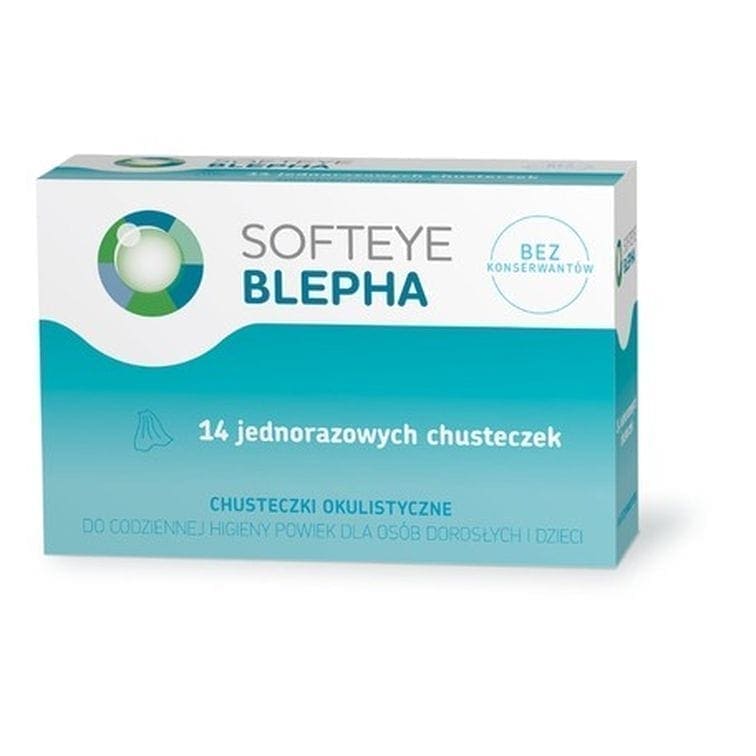Softeye Plus Blepha eye wipes x 14 items UK