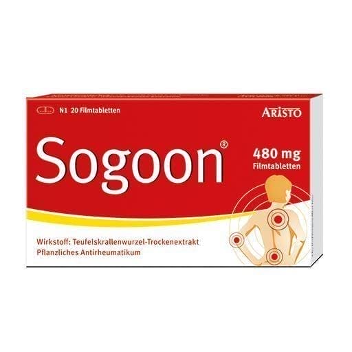 SOGOON 480 mg Osteoarthritis, devils claws dried roots UK