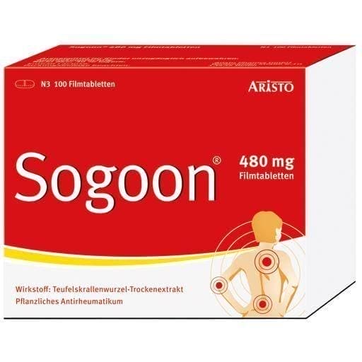 SOGOON 480 mg Osteoarthritis, devils claws dried roots UK