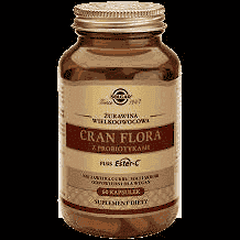 Solgar Cranberry Cran Flora with probiotics and Ester-C x 60 capsules UK