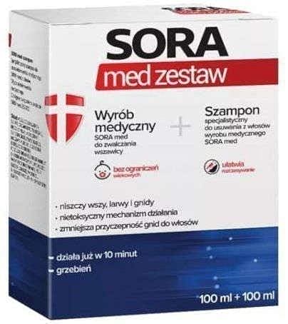 SORA MED, head lice infection treatment children UK