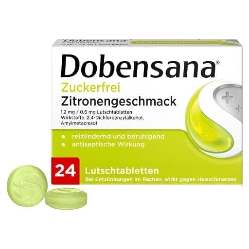 Sore throat, DOBENSANA sugar-free lemon juice - UKDorf 