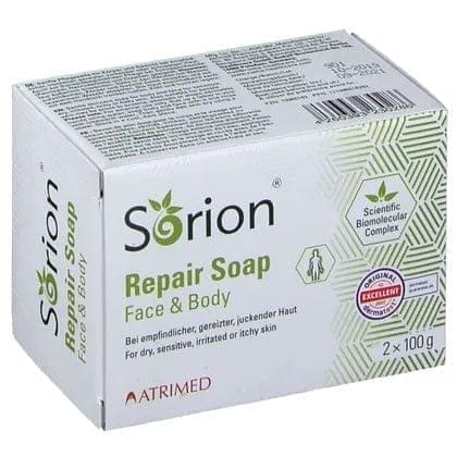 SORION Repair Soap, Nim bark, leaf extract, coconut oil, Curcumarhizoma Extract - UKDorf 
