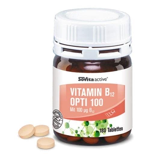 SOVITA ACTIVE Vitamin B12 Opti 100 tablets - UKDorf 