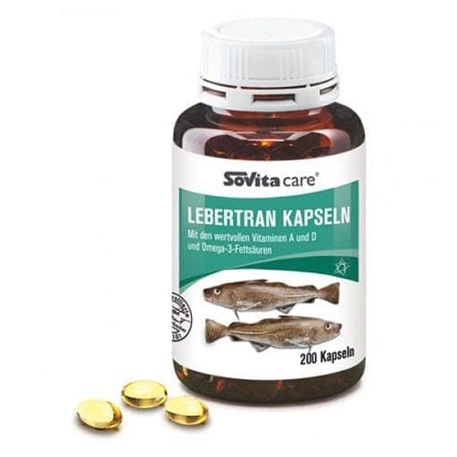 SOVITA CARE cod liver oil capsules - UKDorf 