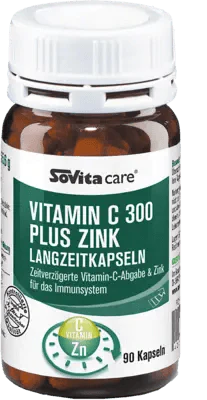 SOVITA CARE Vitamin C 300 Plus Zinc long-term capsules - UKDorf 