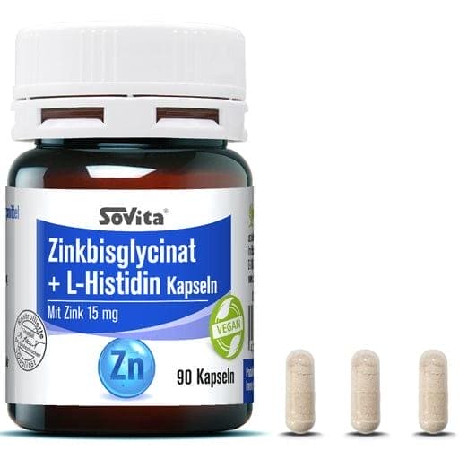 SOVITA zinc bisglycinate + L-histidine capsules - UKDorf 
