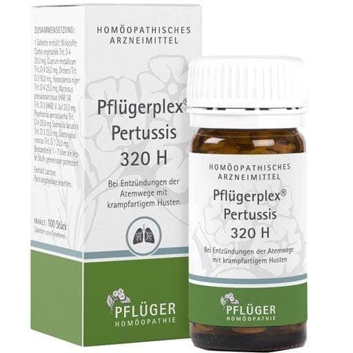 Spasmodic cough, airways inflammation, PFLÜGERPLEX Pertussis 320 H tablets - UKDorf 