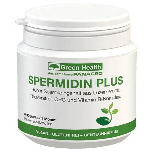 Spermidine supplement, Resveratrol, Proanthocyanidins, Spermidine Plus Capsules - UKDorf 