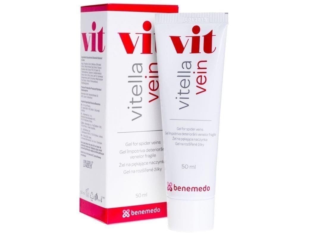 Spider veins, VITELLA VEIN Gel for broken capillaries - UKDorf 