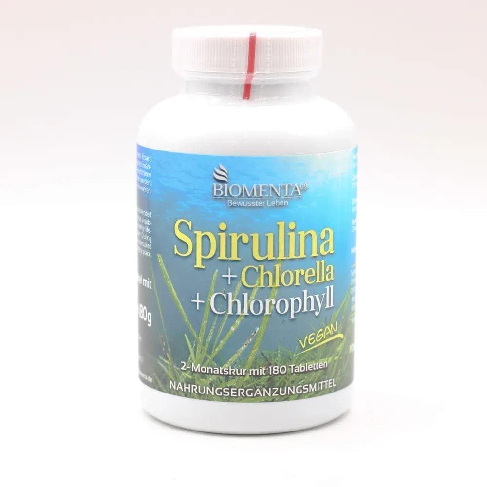 Spirulina, Chlorella, Chlorophyll Vegan, BIOMENTA - UKDorf 