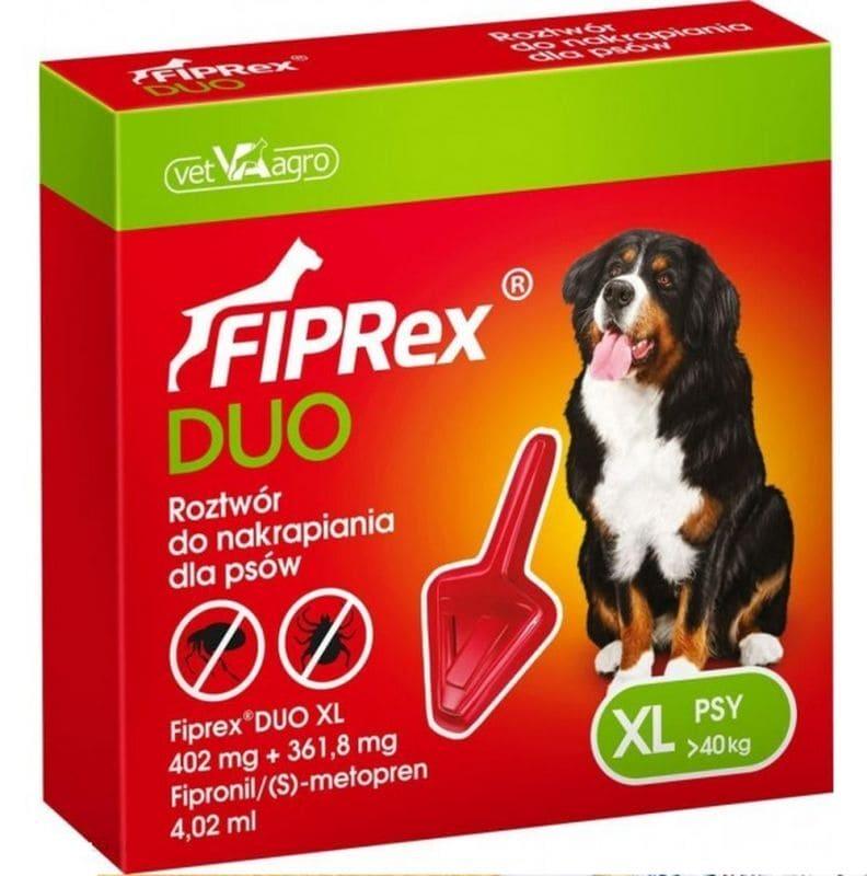 Spot on supplies, spots on head, Fiprex Duo XL for dogs over 40 kg - UKDorf 