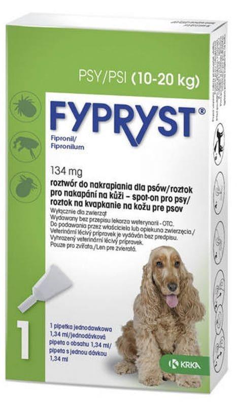 Spots on dogs, Fyprist, Spot-on for dogs, 10-20 kg - UKDorf 