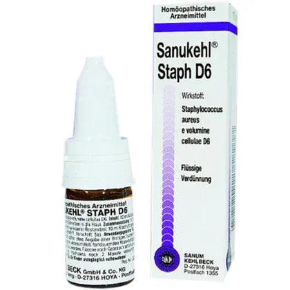Staphylococcus aureus, SANUKEHL Staph D 6 drops - UKDorf 
