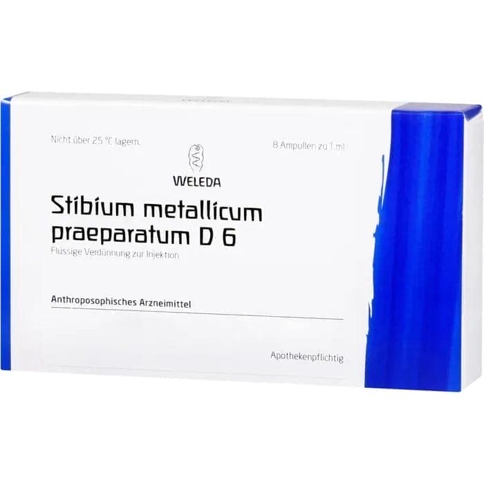 STIBIUM METALLICUM ampoules, bronchial asthma, cardiac arrhythmia - UKDorf 