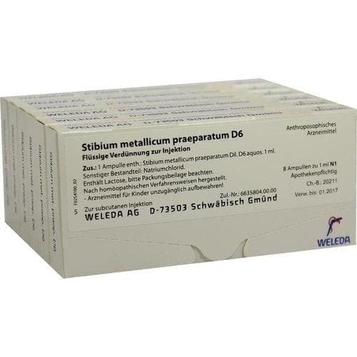 STIBIUM METALLICUM ampoules, bronchial asthma, cardiac arrhythmia - UKDorf 