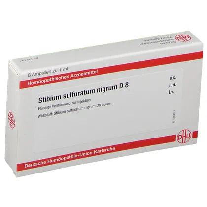 STIBIUM SULFURATUM NIGRUM D 8 ampoules - UKDorf 