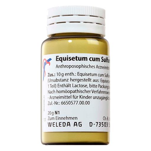 Stimulate kidney function, EQUISETUM CUM Sulfur tostum D 6 Trituration - UKDorf 