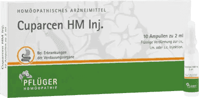 Stomach problems, indigestion, CUPARCEN HM solution for injection - UKDorf 