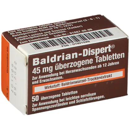 Stress in the nervous system, valerian root, VALERIAN DISPERT, highest quality! - UKDorf 