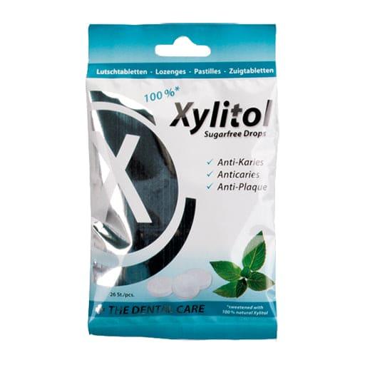 Sucking against tooth decay, MIRADENT Xylitol Drops sugar-free Mint - UKDorf 