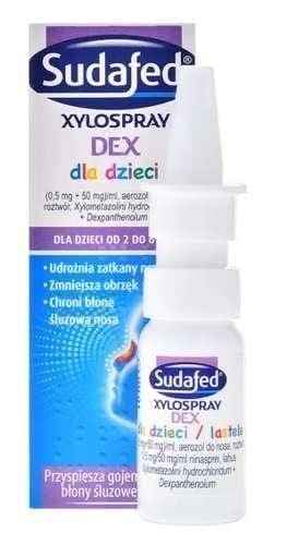 Sudafed Xylospray DEX for children nasal spray