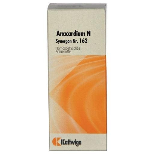 Sulfur, arnica montana, SYNERGON COMPLEX 162 Anacardium N drops - UKDorf 