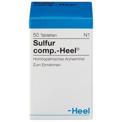SULFUR COMP. Heel tablets, Eczema, dermatosis, Pruritus - UKDorf 