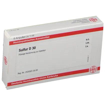 SULFUR D 30 ampoules - UKDorf 
