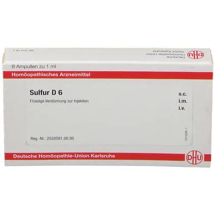 SULFUR D 6 ampoules - UKDorf 