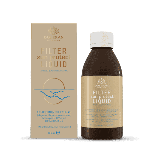 Sunscreen elixir 180 ml./FILTER sun protect LIQUID UK