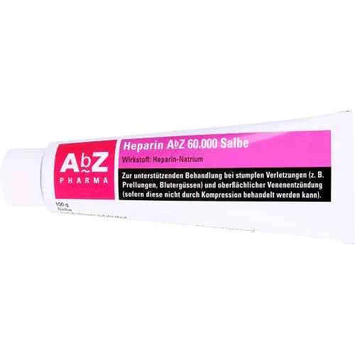 superficial thrombophlebitis HEPARIN ABZ 60,000 Ointment 100 g