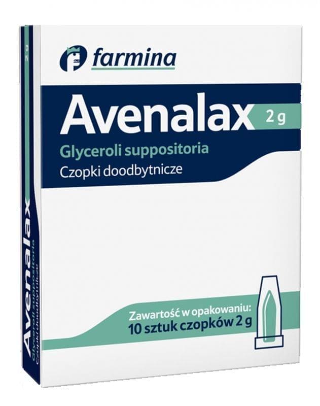 Suppositories for constipation 2 g AVENALAX - UKDorf 