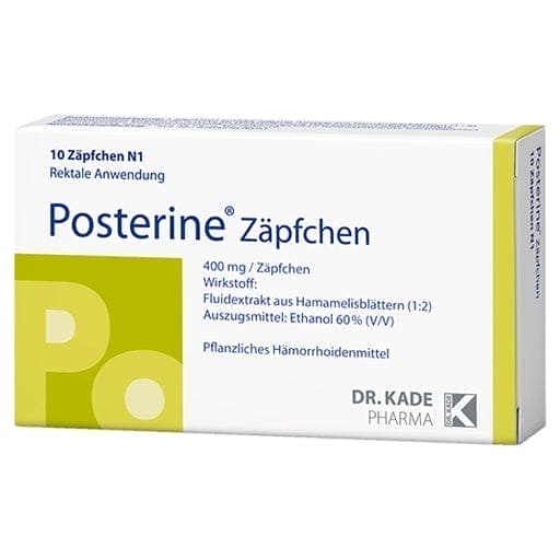 Suppository for haemorrhoids, suppository haemorrhoids, POSTERINE suppositories - UKDorf 
