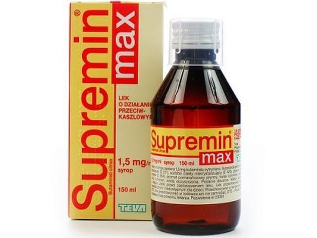 Supremin MAX syrup UK