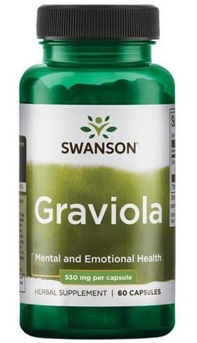 SWANSON Graviola 530mg x 60 capsules - UKDorf 