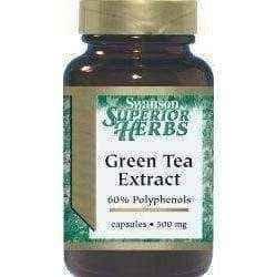 SWANSON Green Tea Extract x 60 Capsules UK