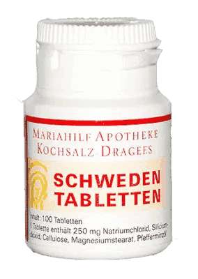 Swedish, SWEDEN TABLETS, sodium chloride, silicon dioxide, peppermint oil - UKDorf 