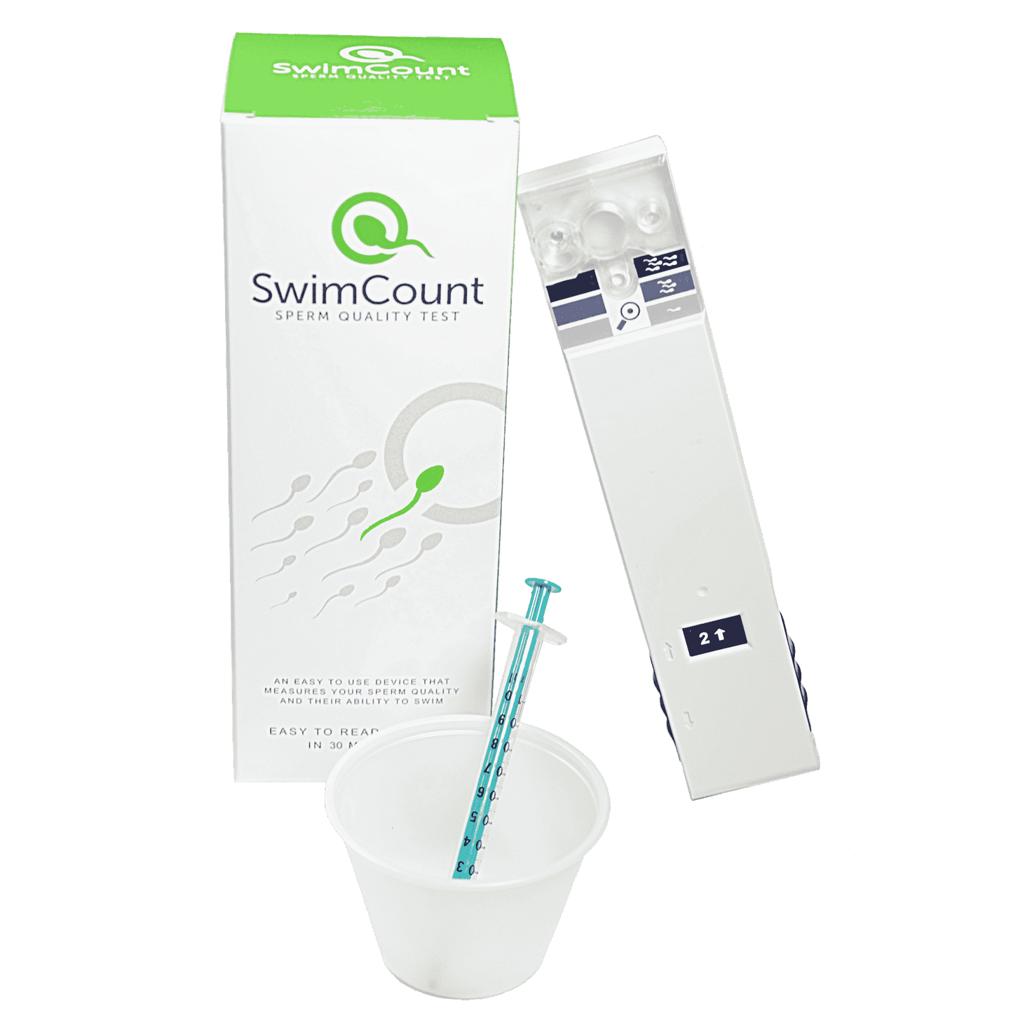 SwimCount test for male fertility 1 x unit, home fertility test - Fertility Test For Men UK