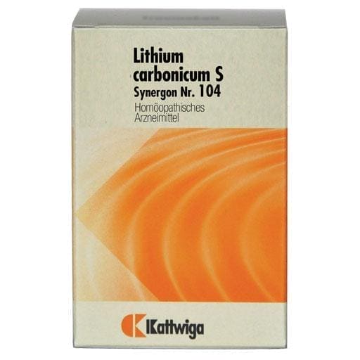 SYNERGON COMPLEX 104 Lithium carbonicum S Tablets - UKDorf 