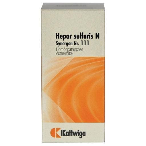 SYNERGON COMPLEX 111 Hepar sulfuris N tablets - UKDorf 