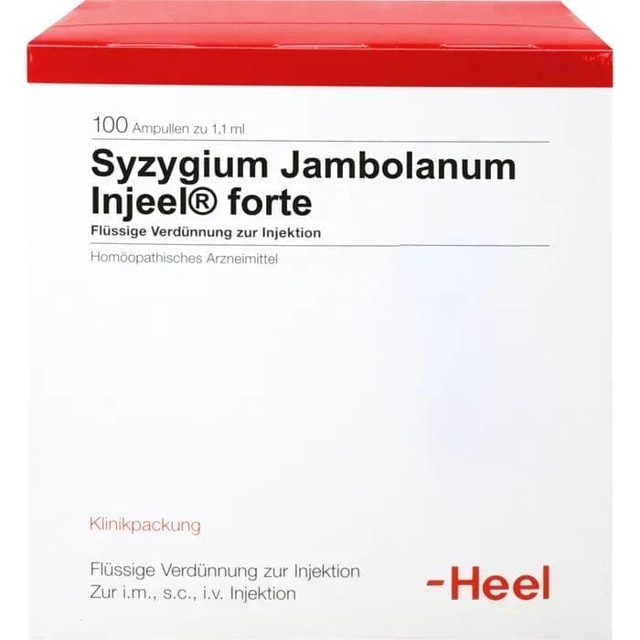 SYZYGIUM JAMBOLANUM INJEEL forte ampoules, Syzygium cumini - UKDorf 