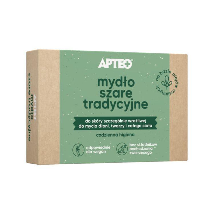 Szare mydlo, APTEO Traditional gray soap bar 100g - UKDorf 