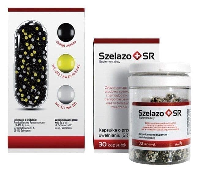 Szelazo + SR, iron pills UK