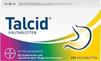 TALCID chewable tablets 100 pc How to treat heartburn UK